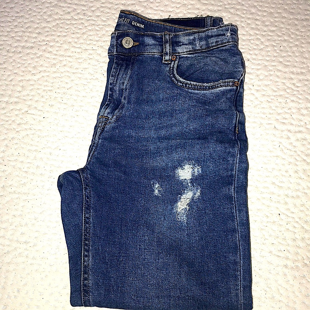 Zara boys size 13-14 straight fit denim jeans